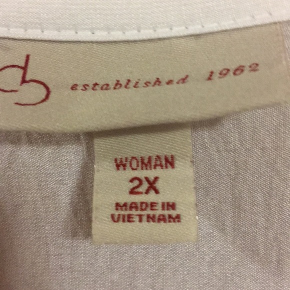 Blouse, fitted bodice size 2X - Picture 5 of 5